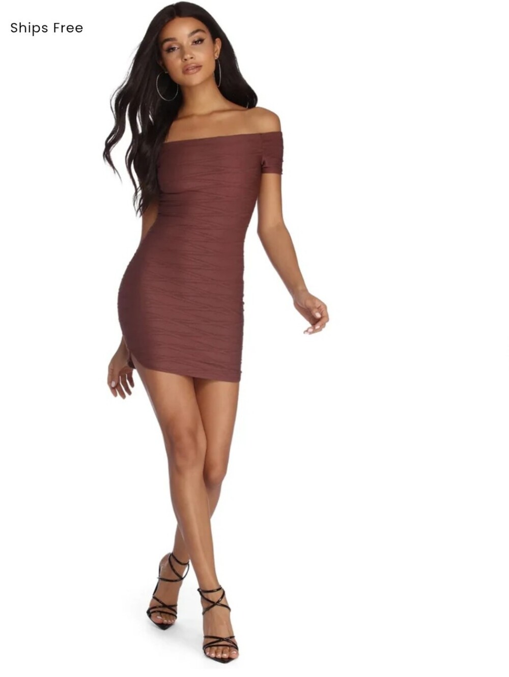 Windsor "Eyes On Me" Bodycon Mini Dress